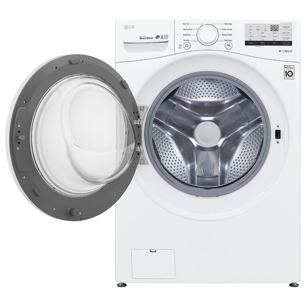 LG 4.5 Cu. Ft. Ultra Large Front Load Washer in White