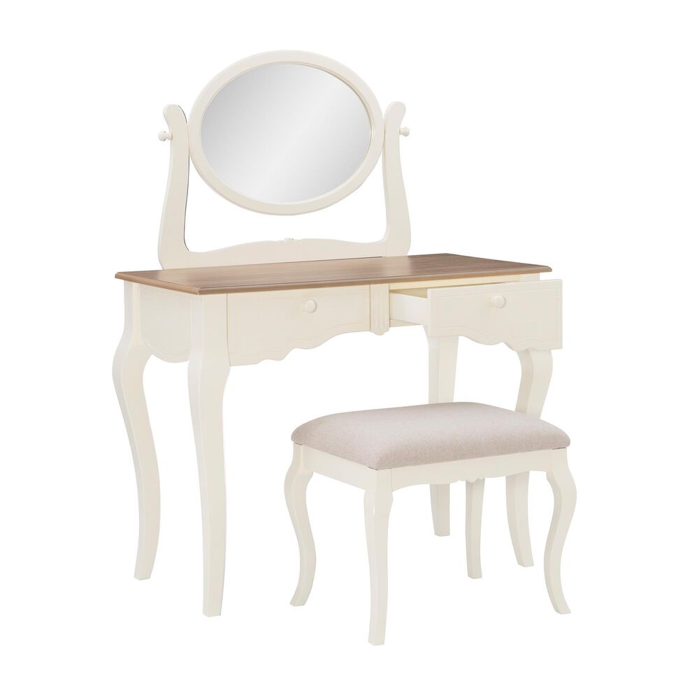 Linden Boulevard Erin Lily Vanity Set in Two Tone, , large