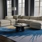 Feizy Rugs Kawai 10" x 14" Teal Area Rug, , large