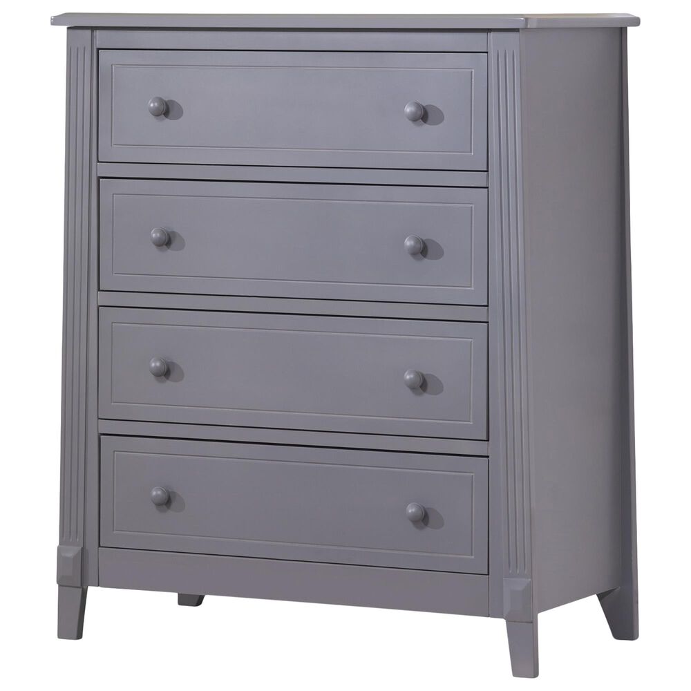 Sorelle Berkley 4-Drawer Chest in Gray, , large