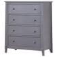 Sorelle Berkley 4-Drawer Chest in Gray, , large
