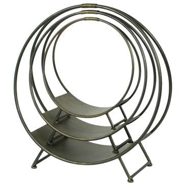 Kalalou Metal Firewood Rack in Grey (Set of 3), , large