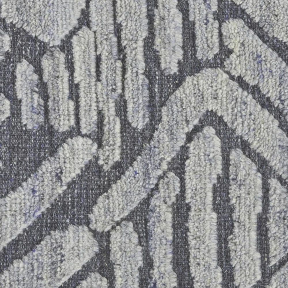 Feizy Norah 6060L 7&#39;9&quot; x 9&#39;9&quot; Light Blue and Dark Gray Area Rug, , large