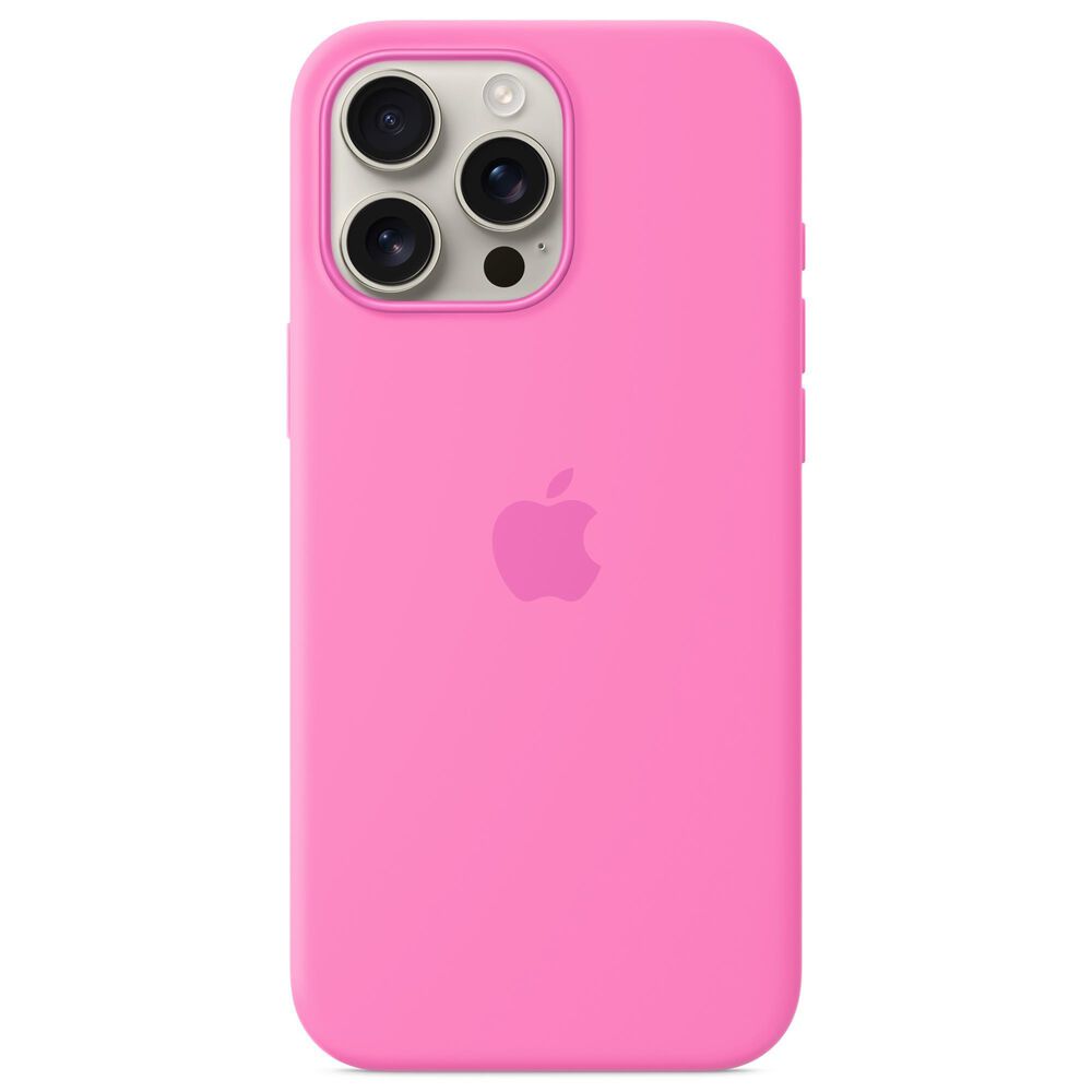 Apple Silicone Case with MagSafe for iPhone 16 Pro Max in Peony, , large