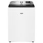 Maytag 5.3 Cu. Ft. Smart Top Load Washer and 7.4 Cu. Ft. Smart Gas Top Load Dryer Laundry Pair in White, , large