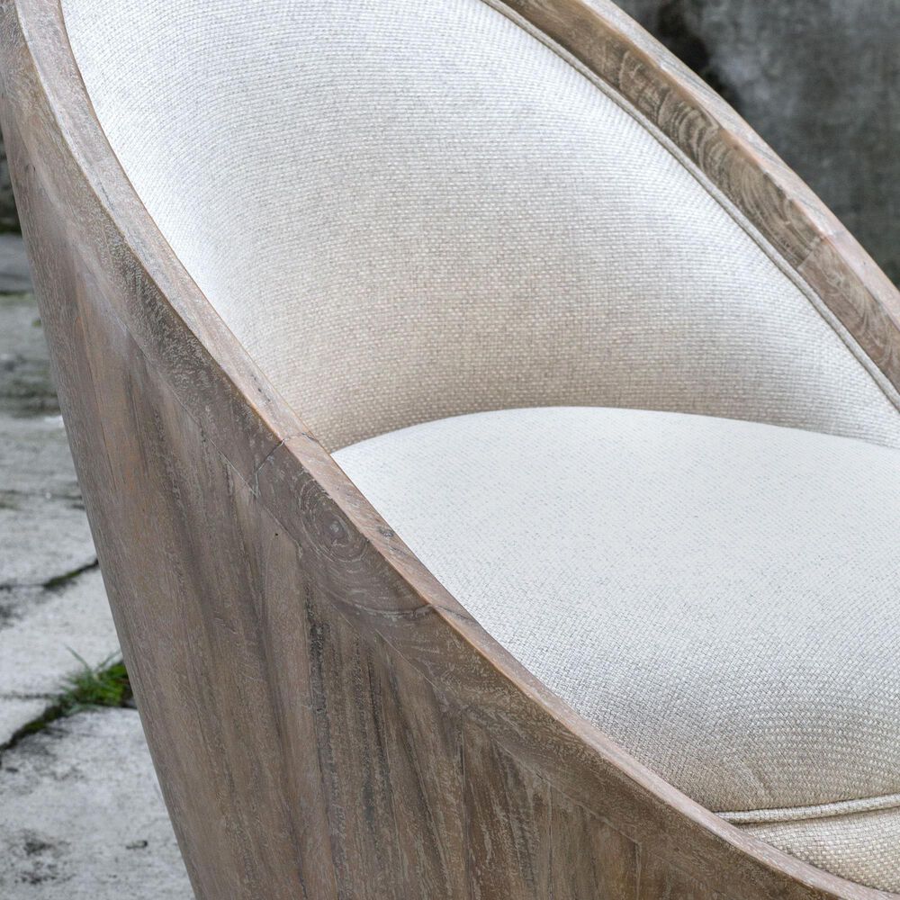 Uttermost Noemi Accent Chair in Warm Oatmeal, , large