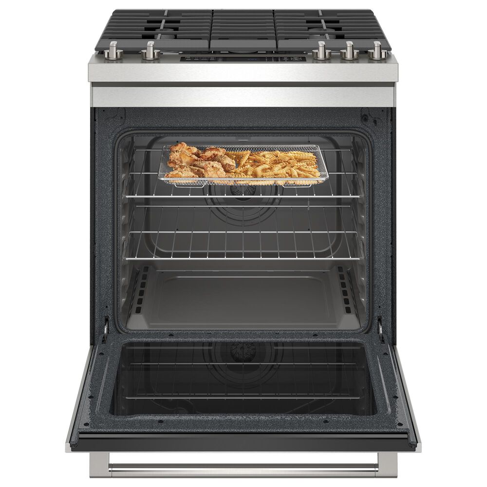 Maytag 2-Piece Kitchen Package with 30&quot; Gas Range and 1.1 Cu. Ft. Over-the-Range Microwave in Fingerprint Resistant Stainless Steel, , large