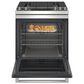 Maytag 2-Piece Kitchen Package with 30" Gas Range and 1.1 Cu. Ft. Over-the-Range Microwave in Fingerprint Resistant Stainless Steel, , large