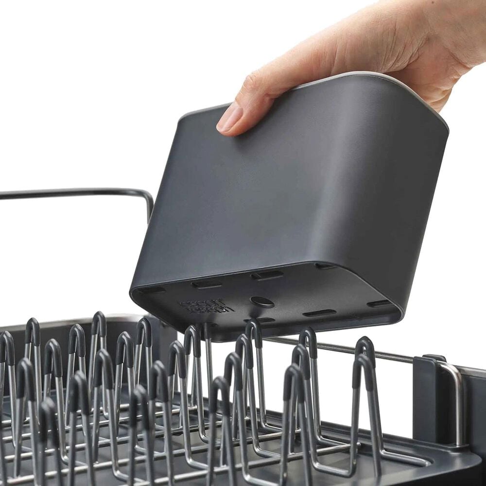 Joseph Joseph Wash and Drain Expandable Dish Drainer in Grey, , large