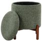 Lumisource Daniella Storage Ottoman in Green, , large