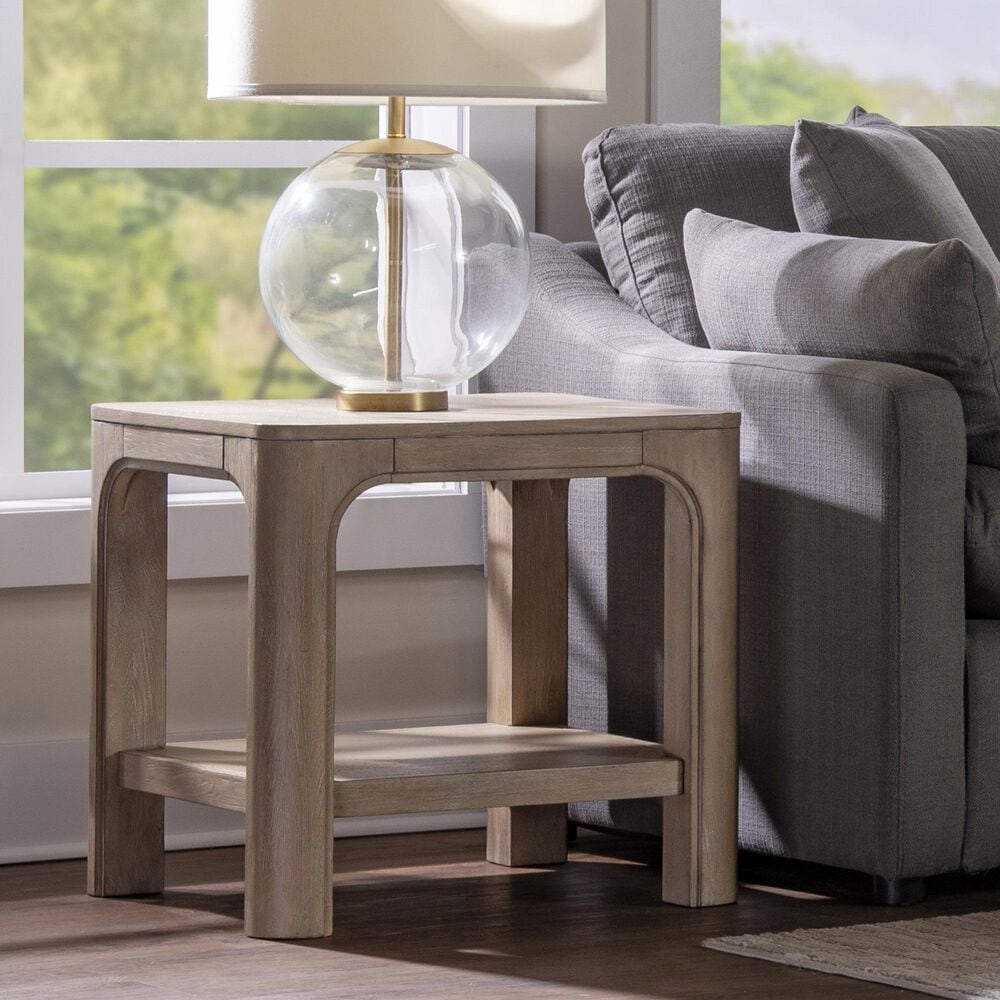Pacific Landing Solano Square End Table in Weathered Mango, , large