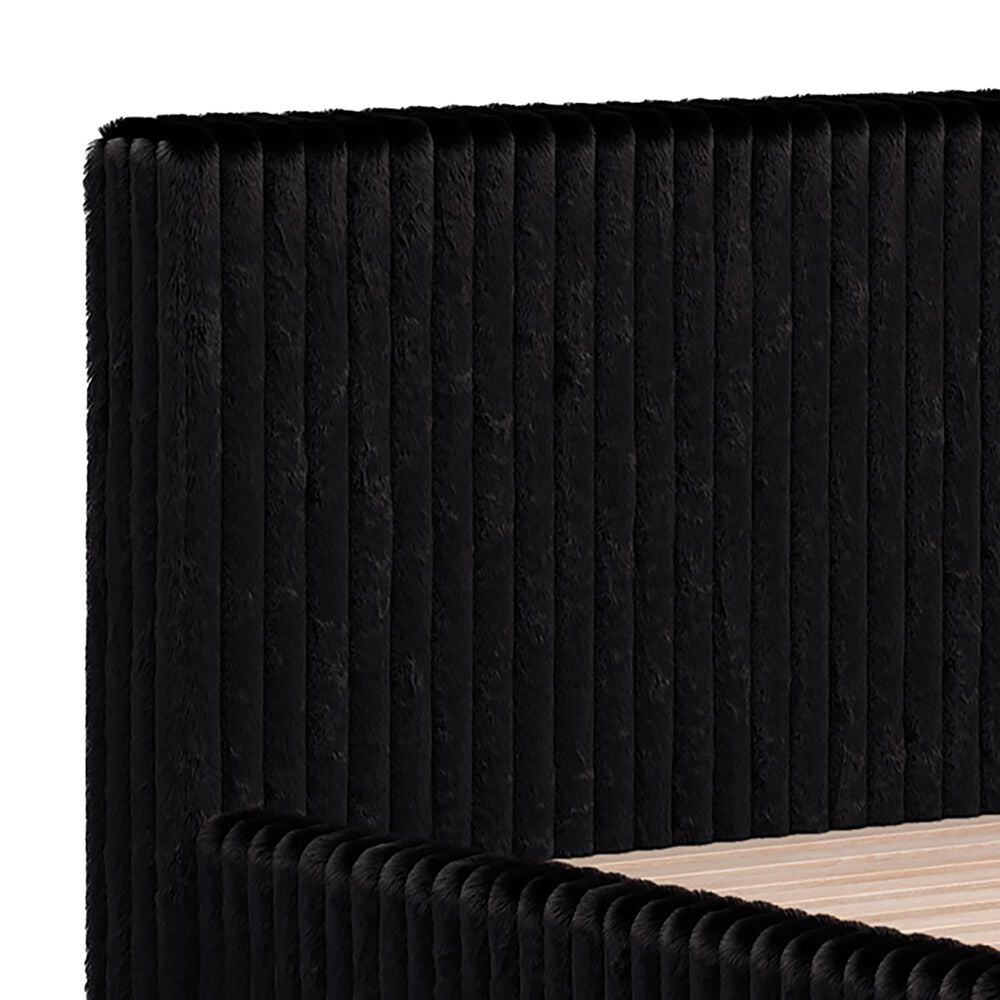 Ashley Zuraleus King Upholstered Platform Bed in Black, , large