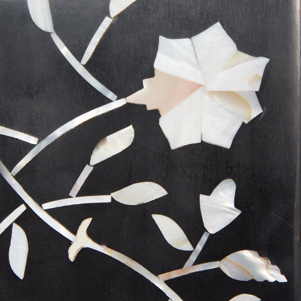 Maple and Jade 30&quot; x 47&quot; Wall Mirror in Black and White, , large