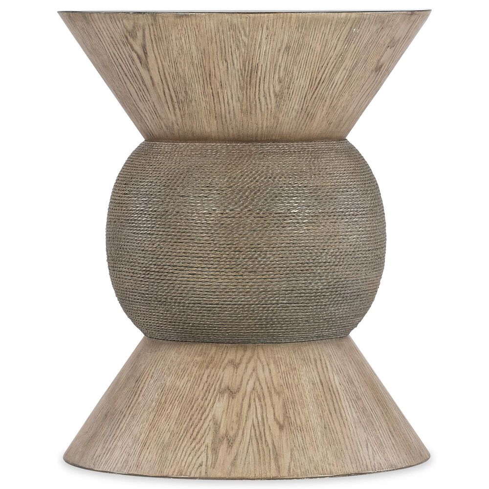 Hooker Furniture Commerce and Market Robin Round End Table in Light Natural, , large