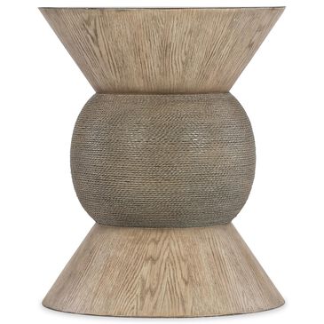 Hooker Furniture Commerce and Market Robin Round End Table in Light Natural, , large