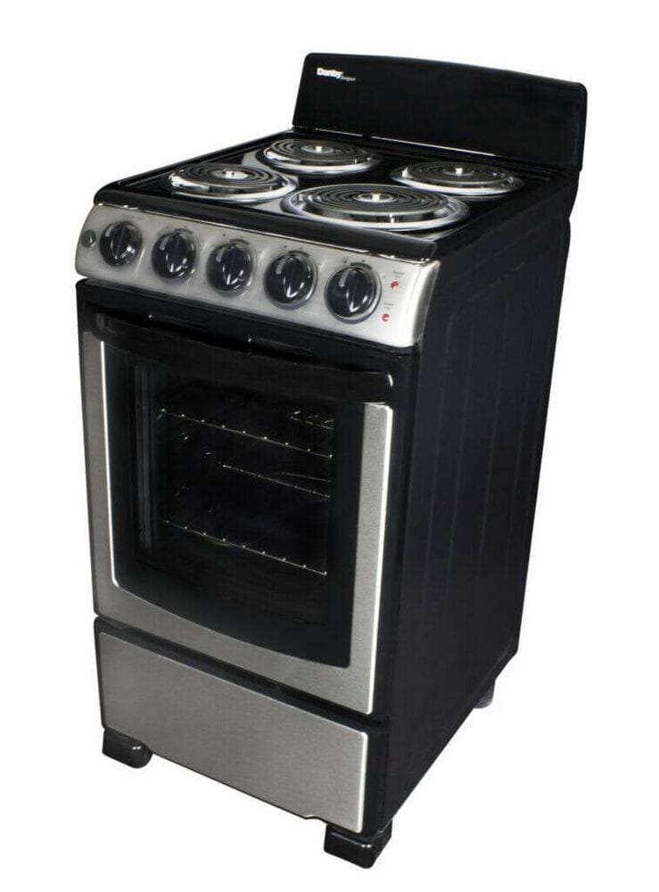 Danby 20" Freestanding Electric Range in Stainless Steel, , large
