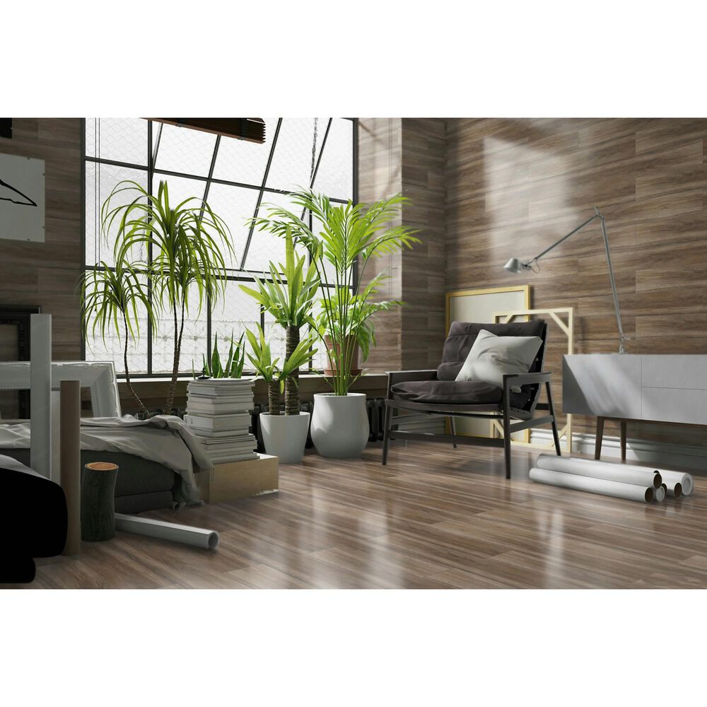 Emser Banzai Rigor Brown 6&quot; x 35&quot; Porcelain Tile, , large