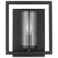 Golden Lighting Marco 1-Light Wall Sconce in Matte Black, , large