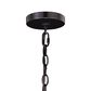 Vaxcel Bremerton 5-Light Chandelier in Black and Burnished Teak, , large