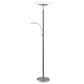 Adesso Stellar LED Combo Torchiere in Brushed Steel, , large