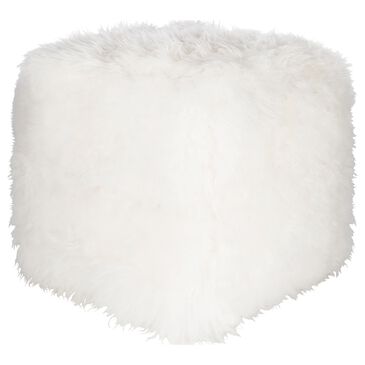Surya Bahati Pouf in Cream, , large