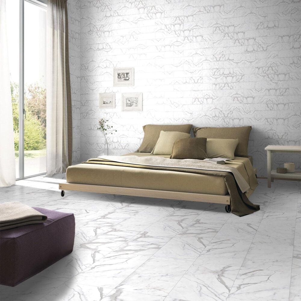 Dal-Tile Costar Calacatta Empire 4&quot; x 12&quot; Porcelain Subway Tile, , large