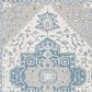 Safavieh Micro-Loop MLP213M 5" Square Ivory and Blue Area Rug, , large