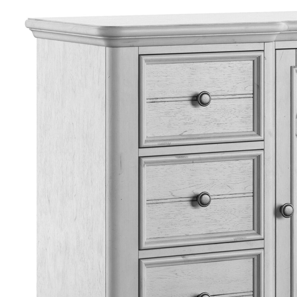 Golden Wave Furniture New Haven 12-Drawer Master Chest in Oyster Shell, , large