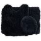 Timberlake 3-Piece Super Plush Non-Slip Rug Set in Black, , large