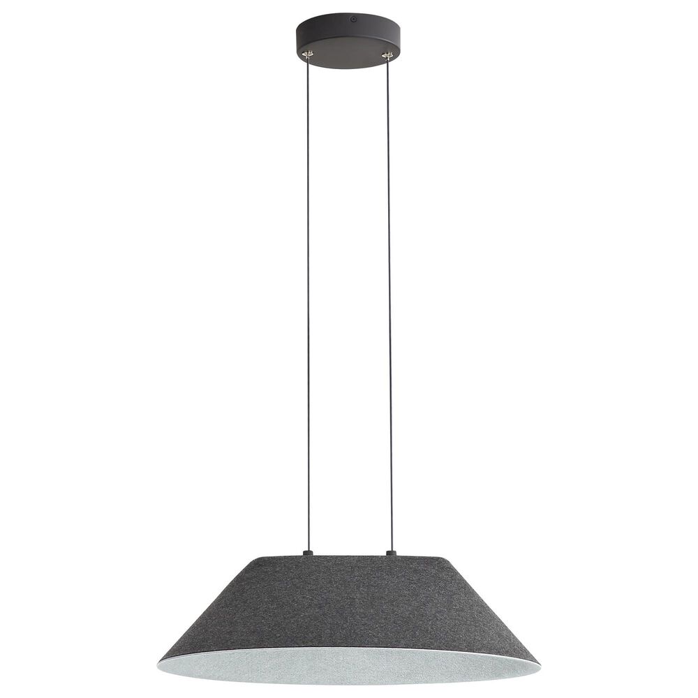Golden Lighting Faroe 21" 1-Light LED Pendant in Flecked Black and Grey, , large