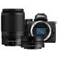 Nikon Z50 Mirrorless Camera with Nikkor Z DX 16-50mm f/3.5-6.3 VR and 50-250mm f/4.5-6.3 VR Lens in Black, , large
