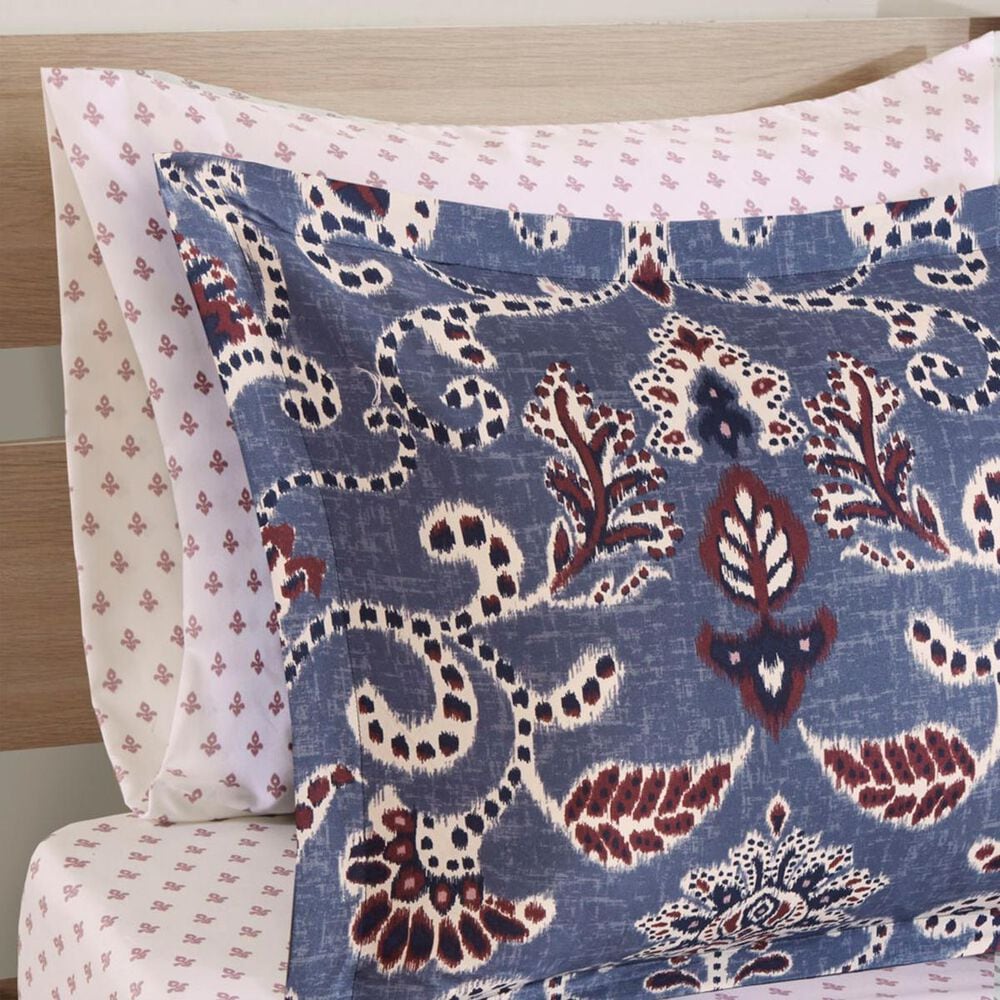 Hampton Park Calico 8-Piece Queen Comforter Set in Purple, , large