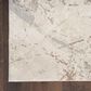 Nourison Desire Cream and Grey 9" x 12" Area Rug, , large