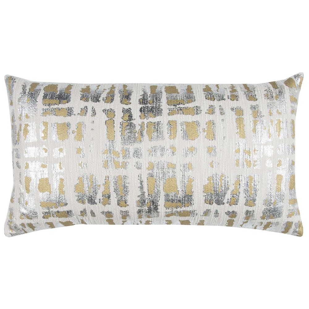Rizzy Home Donny Osmond 14" x 26" Pillow Cover in Gold and Silver, , large