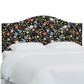 Rifle Paper Co Crafted by Cloth and Company Mayfair Full Headboard in Menagerie Black, , large