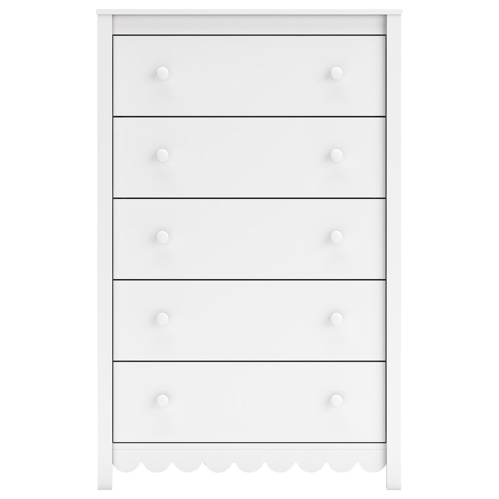 Ashley 4-Piece Full Bedroom Set in White, , large