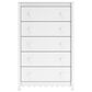 Ashley 4-Piece Full Bedroom Set in White, , large