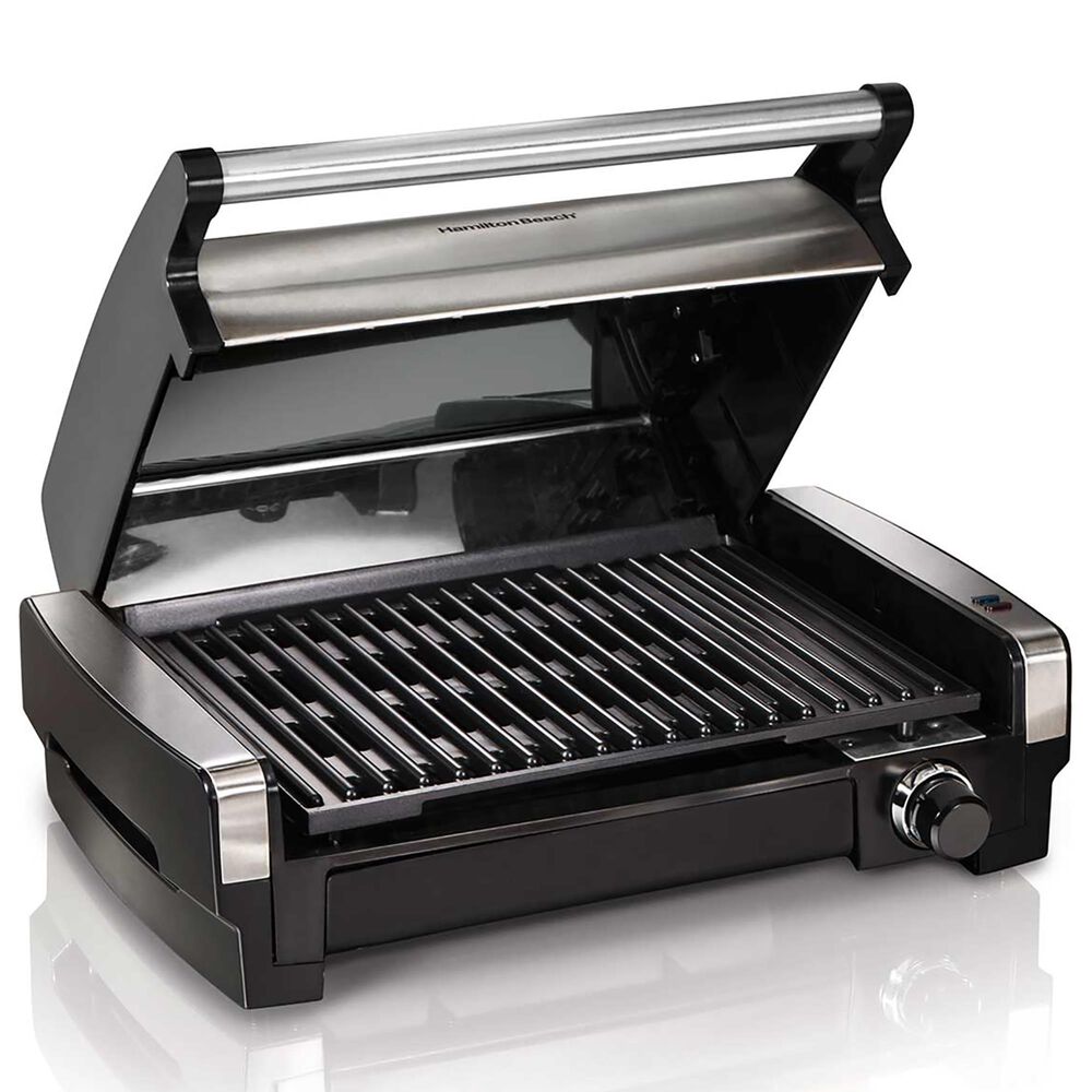 Hamilton Beach Flavor Searing Indoor Grill in Stainless Steel, , large