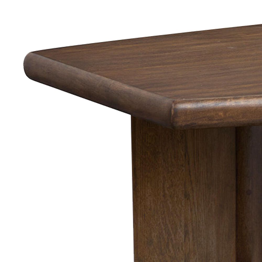 Nicolette Home Phoebe Rectangular Cocktail Table in Sienna Brown, , large