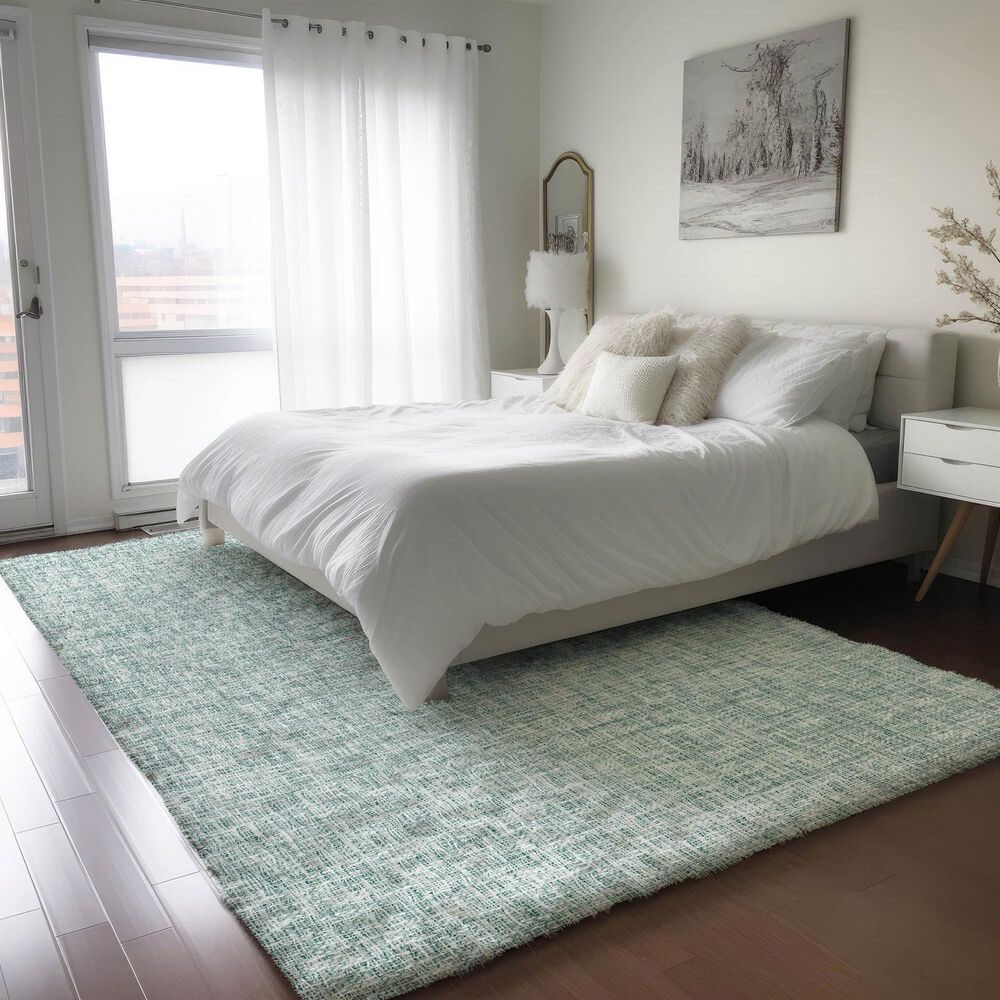 Dalyn Rug Company Voyage VY1 Seafoam 5' x 7'6" Area Rug, , large