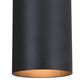 Vaxcel Chiasso 20" 2-Light Outdoor Wall Sconce in Textured Black, , large