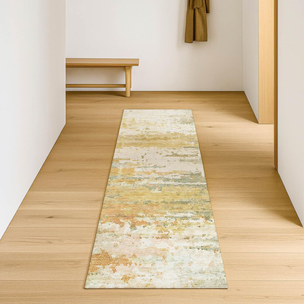 Dalyn Rug Company Lumara Aloe 2'3" x 7'6" Indoor/Outdoor Runner, , large