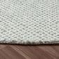 L&R Resources Criss Cross Green 6" Round Area Rug, , large