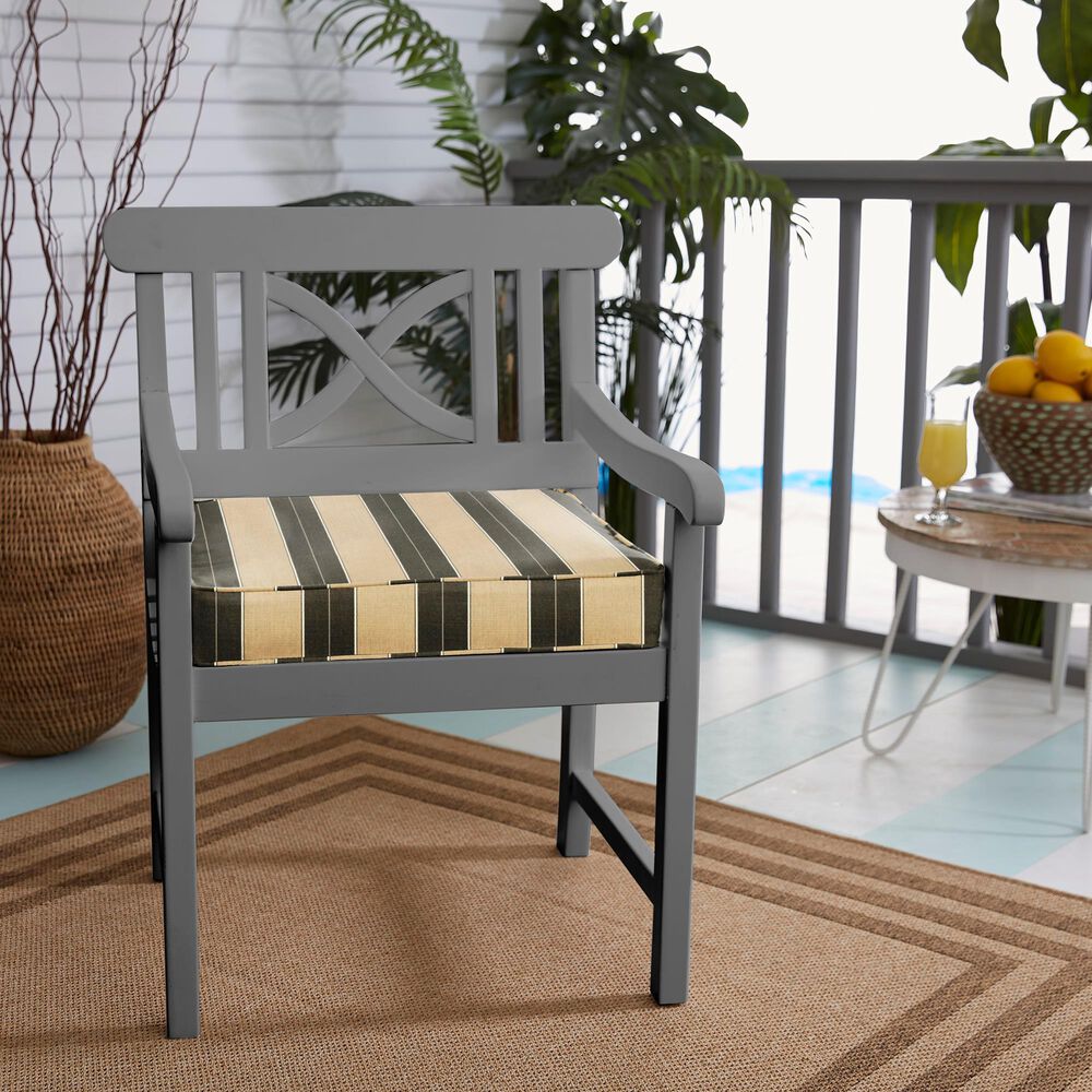 Sorra Home Sunbrella 20" Cushion in Berenson Tuxedo, , large
