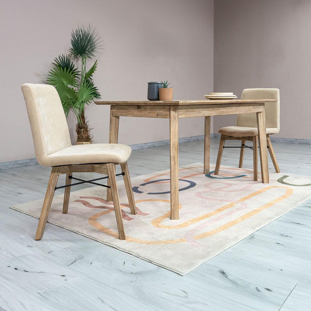 LH Imports Gia Upholstered Side Chair in Sand, , large