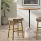 Armen Living Lenon Bar Height Stool in Amber Glow, , large