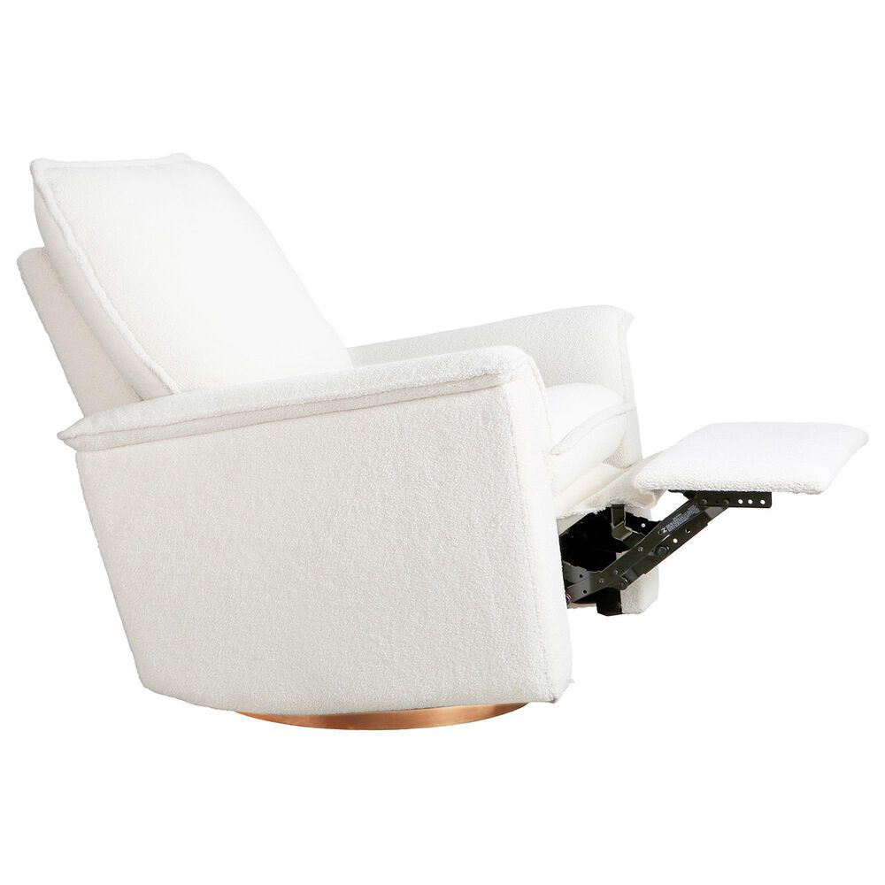 Baby Appleseed Anza Power Swivel Recliner in Snow, , large