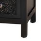Baxton Studio Yelena 3-Drawer Storage Cabinet in Black, , large