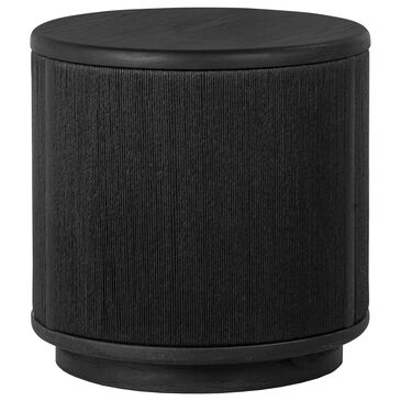 Four Hands Rosenell End Table in Black Oak, , large