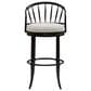 Armen Living Luther Bar Height Stool in Dark Brown, , large